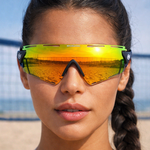 SUNSET – Lunettes de Sport Teinte bleue foncée | Contraste par Faible Luminosité
